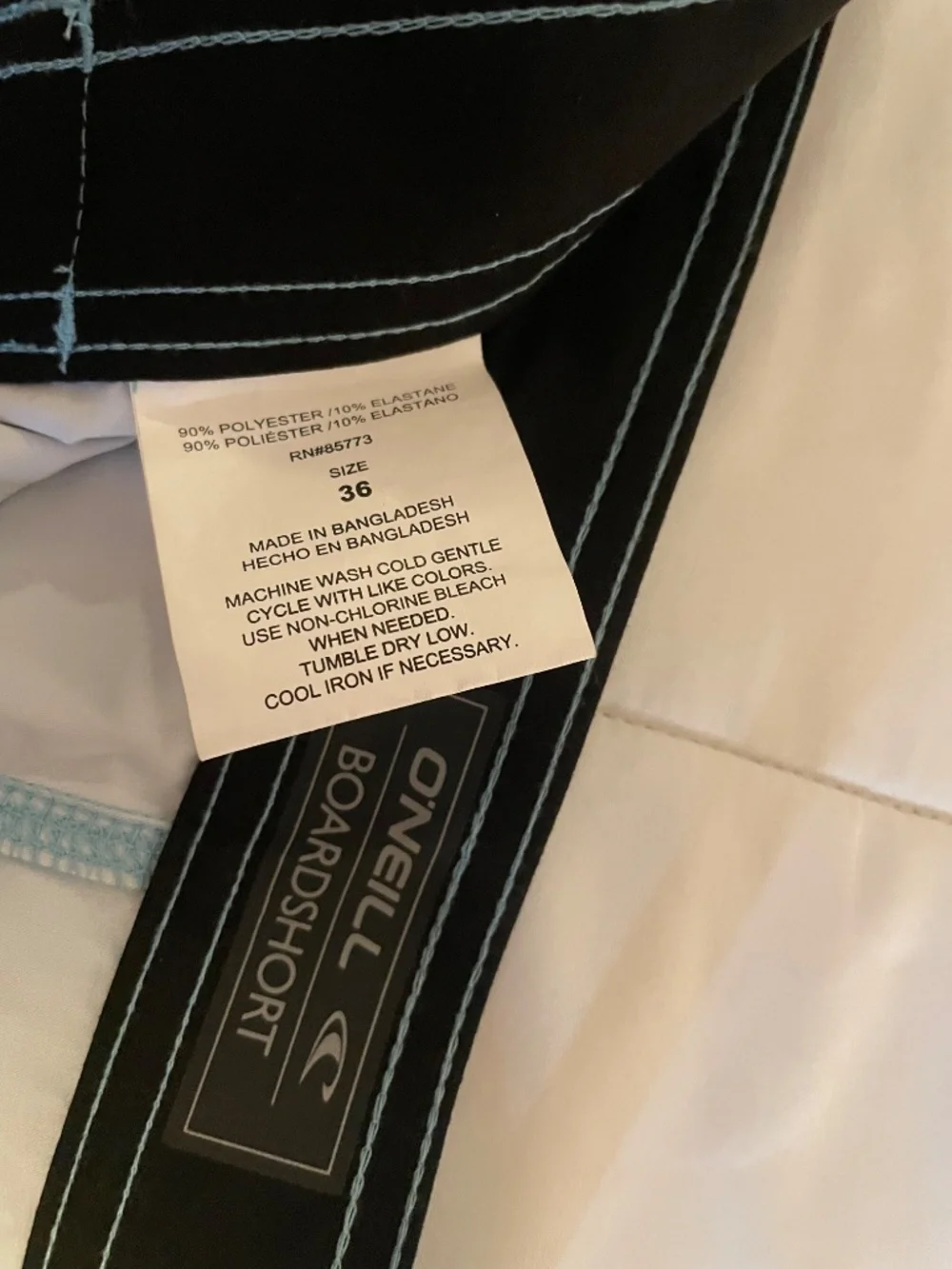 O'Neill Blue Boardshorts, 4-way stretch, secure zip pocket